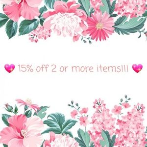 ♡°♡15% off 2 or more items!!!♡°♡